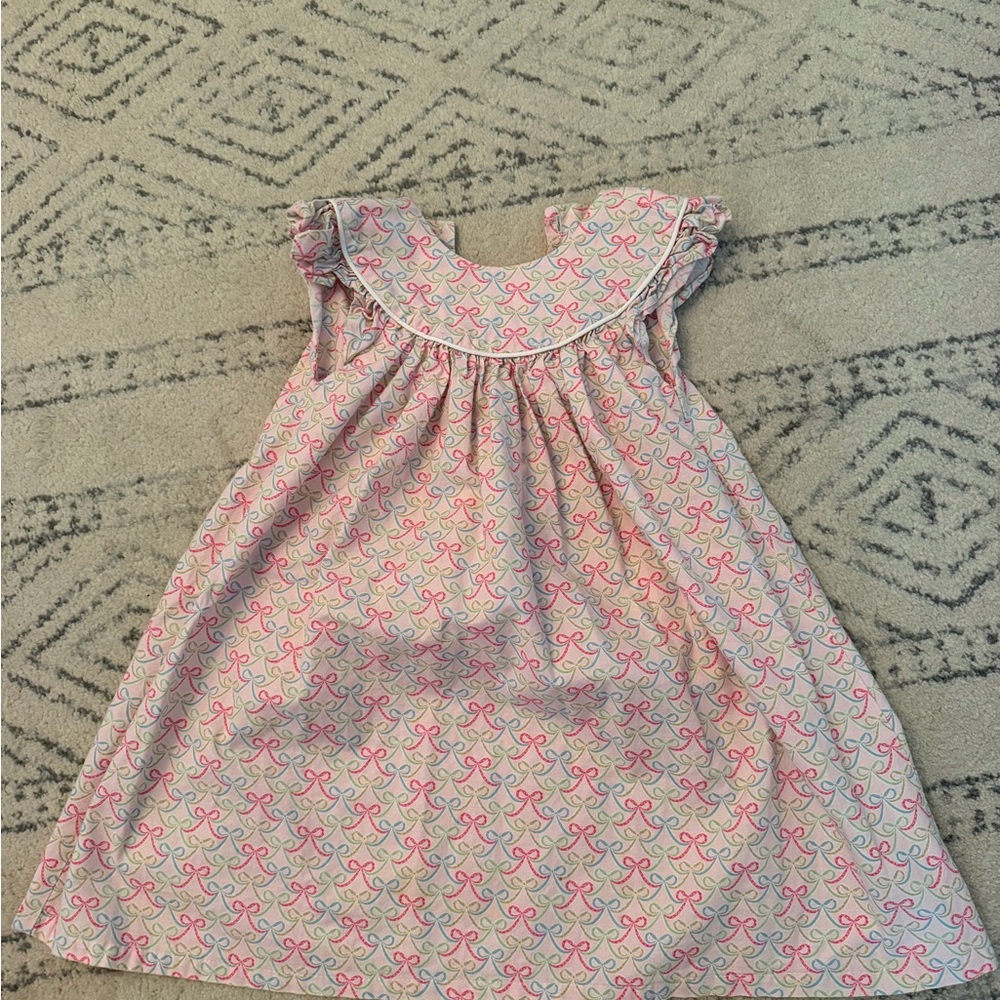 Sweet Pastel Bow Print Dress by Laura Dare